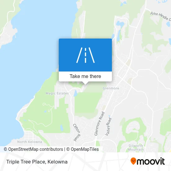 Triple Tree Place map