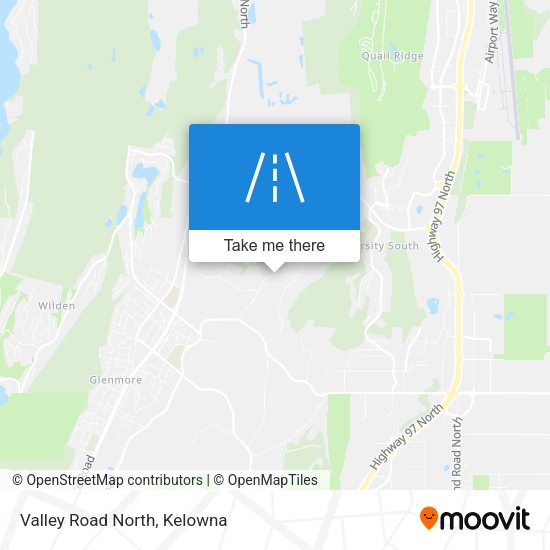 Valley Road North plan