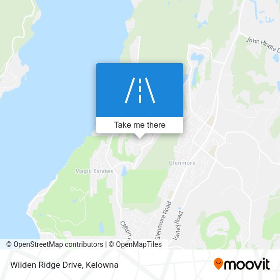 Wilden Ridge Drive map