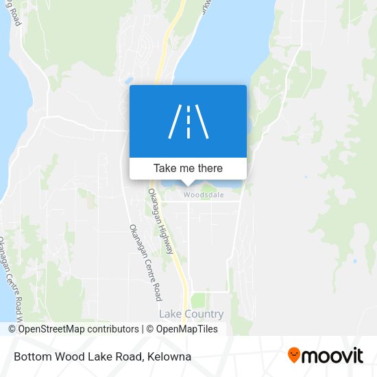 Bottom Wood Lake Road plan