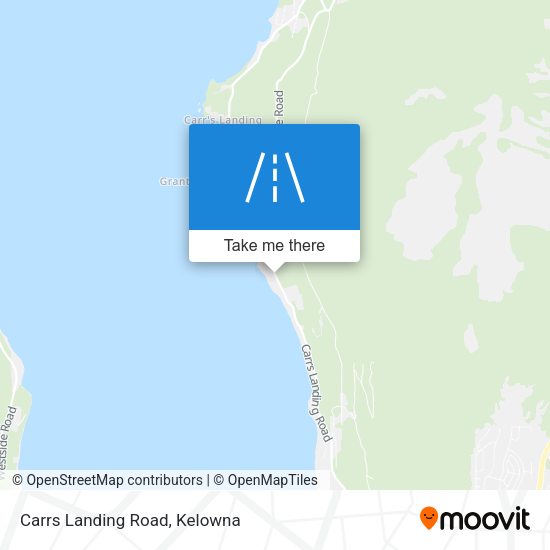 Carrs Landing Road plan