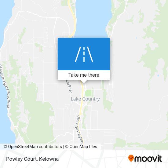 Powley Court map