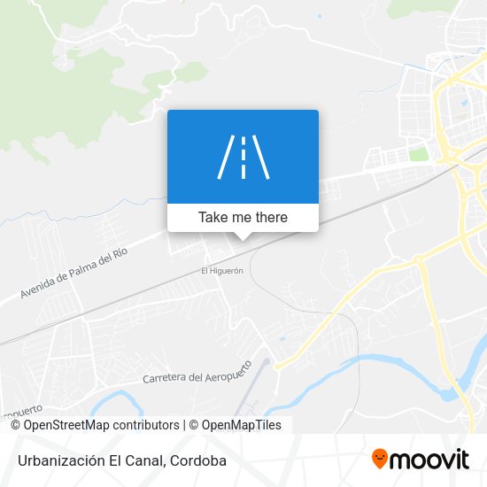 Urbanización El Canal map