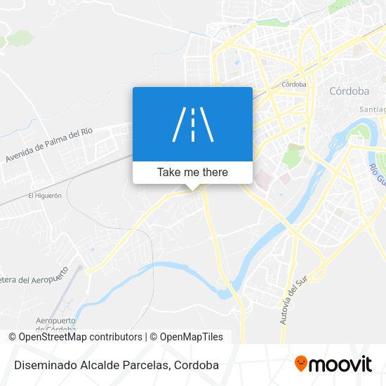 Diseminado Alcalde Parcelas map