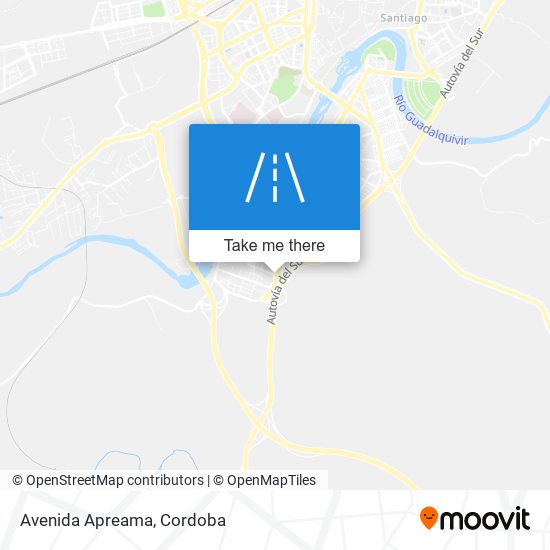 mapa Avenida Apreama