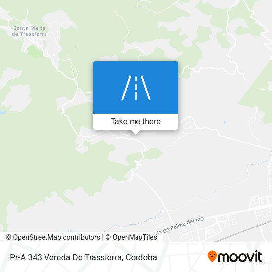 Pr-A 343 Vereda De Trassierra map