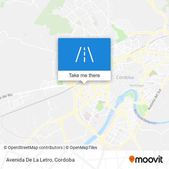 mapa Avenida De La Letro