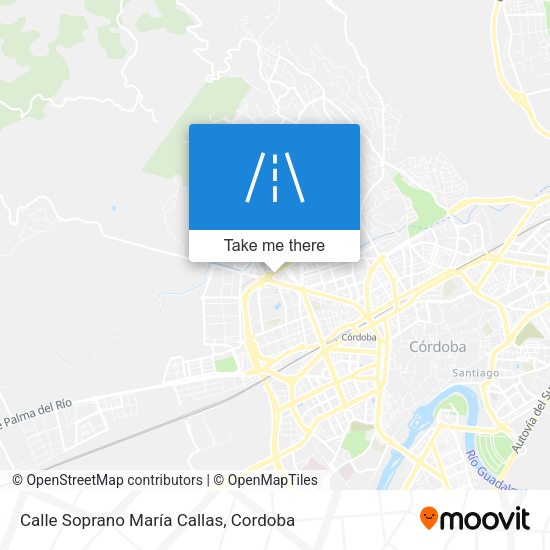 Calle Soprano María Callas map
