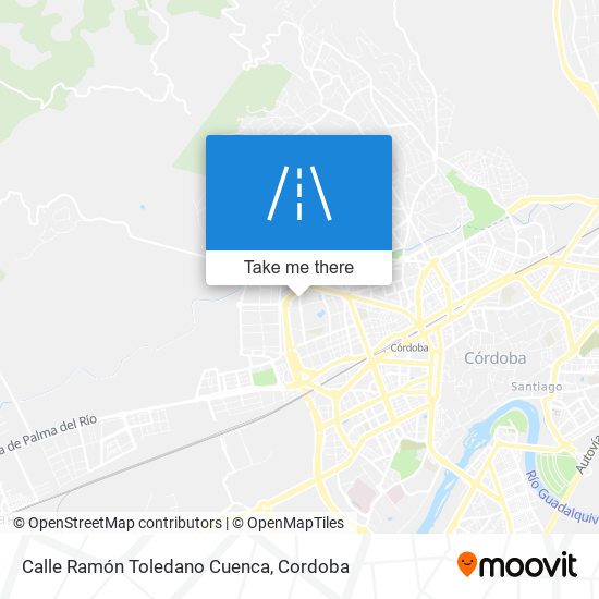 mapa Calle Ramón Toledano Cuenca