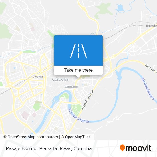 Pasaje Escritor Pérez De Rivas map