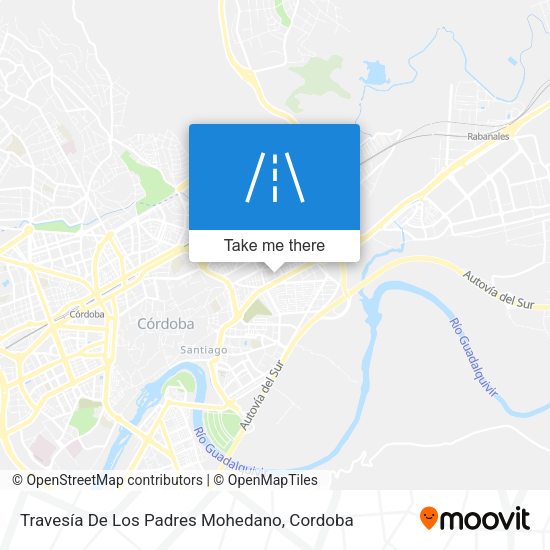 Travesía De Los Padres Mohedano map