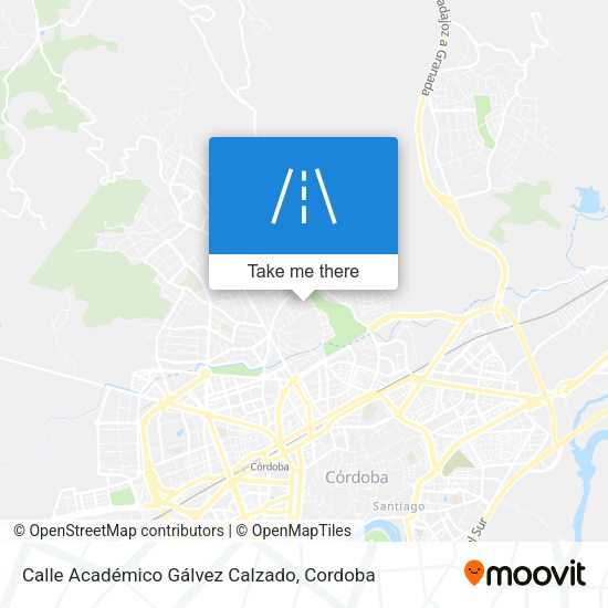 Calle Académico Gálvez Calzado map