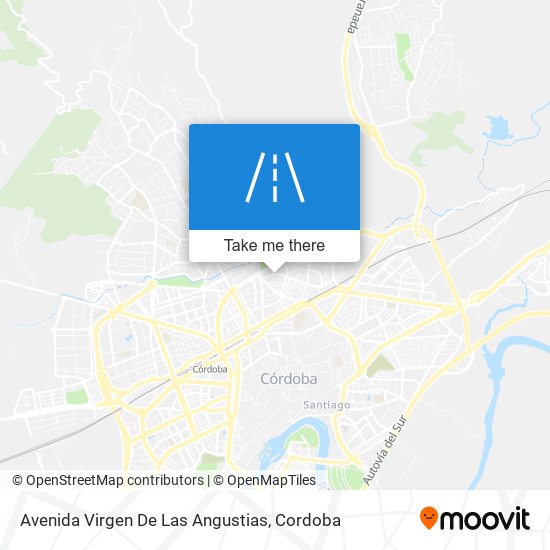 mapa Avenida Virgen De Las Angustias