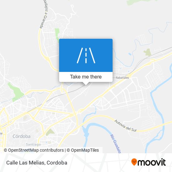 Calle Las Melias map