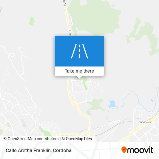 Calle Aretha Franklin map