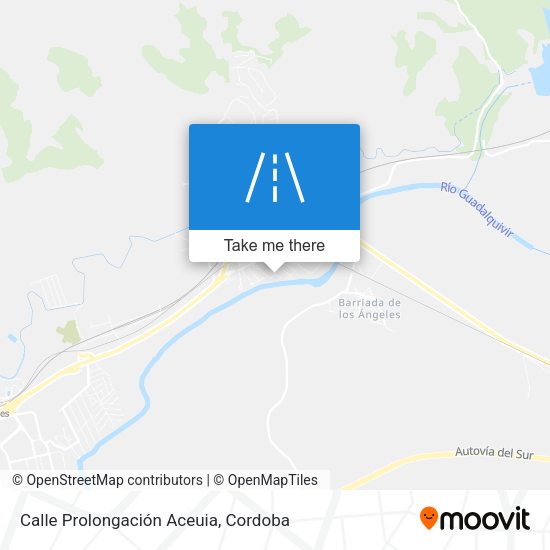 Calle Prolongación Aceuia map