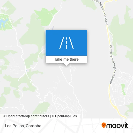 Los Pollos map