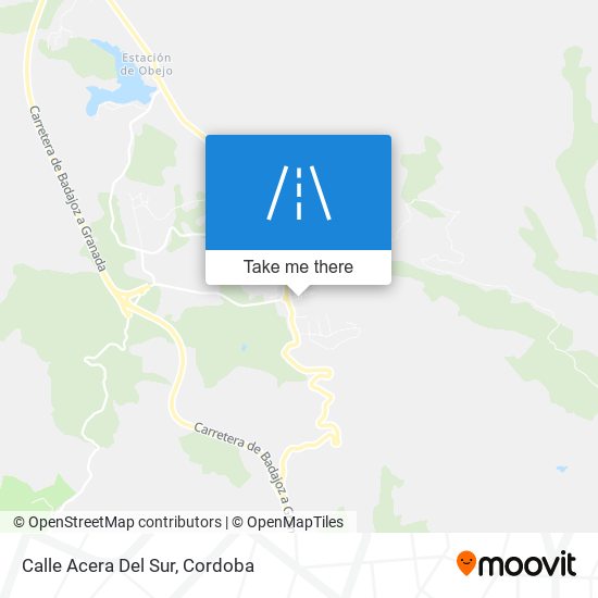 mapa Calle Acera Del Sur