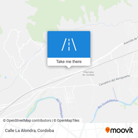 mapa Calle La Alondra
