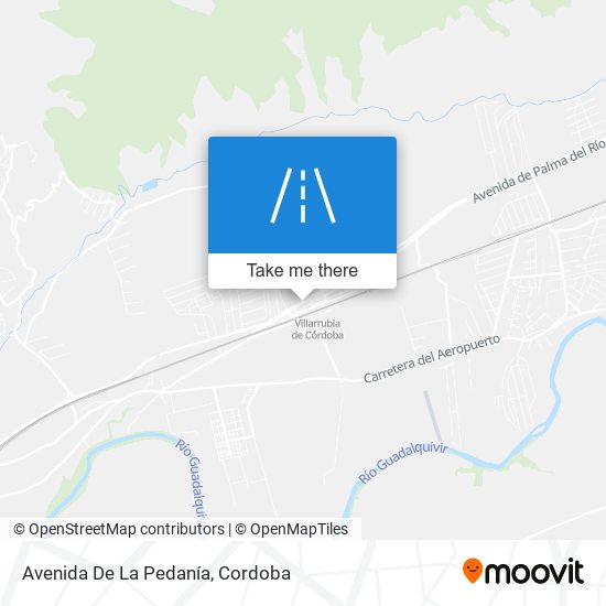 mapa Avenida De La Pedanía