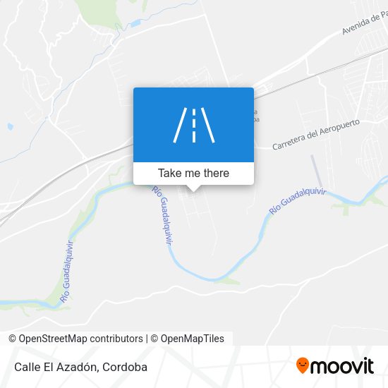 Calle El Azadón map