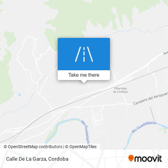 mapa Calle De La Garza