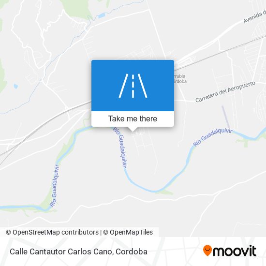 mapa Calle Cantautor Carlos Cano