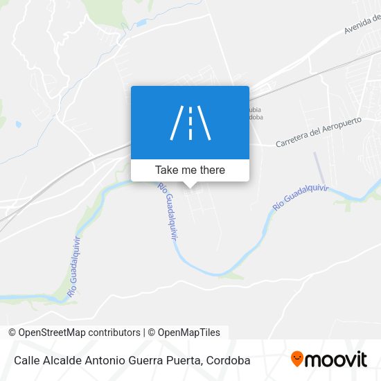 Calle Alcalde Antonio Guerra Puerta map