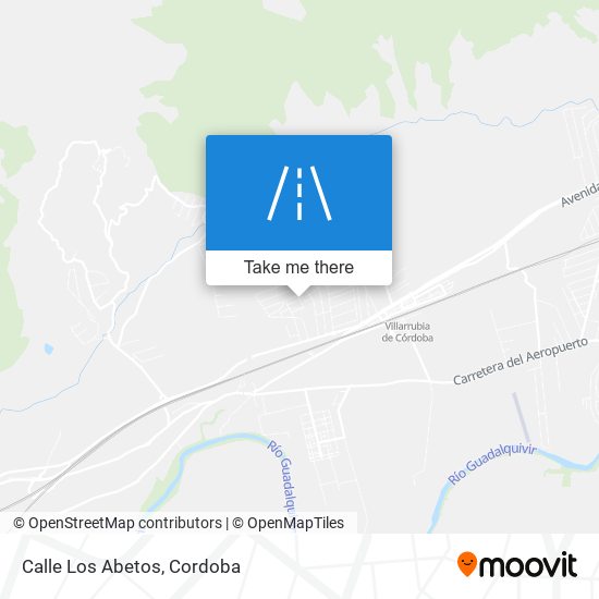 Calle Los Abetos map