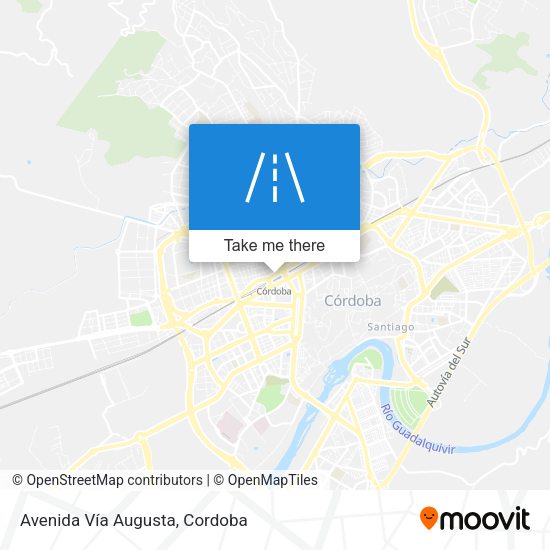 Avenida Vía Augusta map
