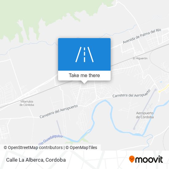 Calle La Alberca map