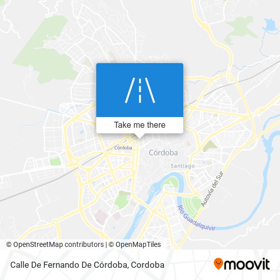 mapa Calle De Fernando De Córdoba