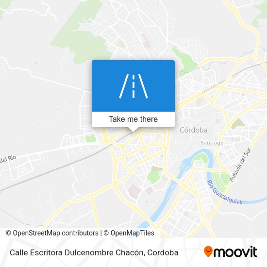 Calle Escritora Dulcenombre Chacón map