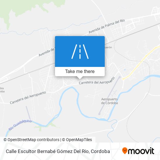 mapa Calle Escultor Bernabé Gómez Del Río