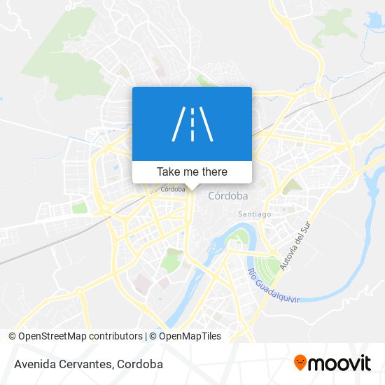 Avenida Cervantes map