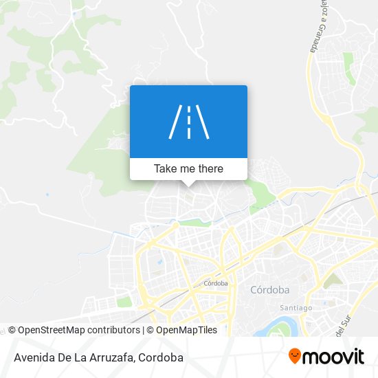 mapa Avenida De La Arruzafa