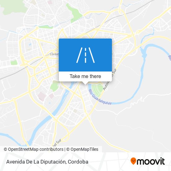 mapa Avenida De La Diputación