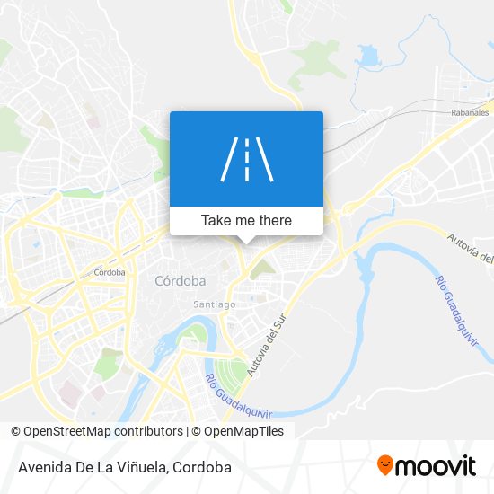 mapa Avenida De La Viñuela