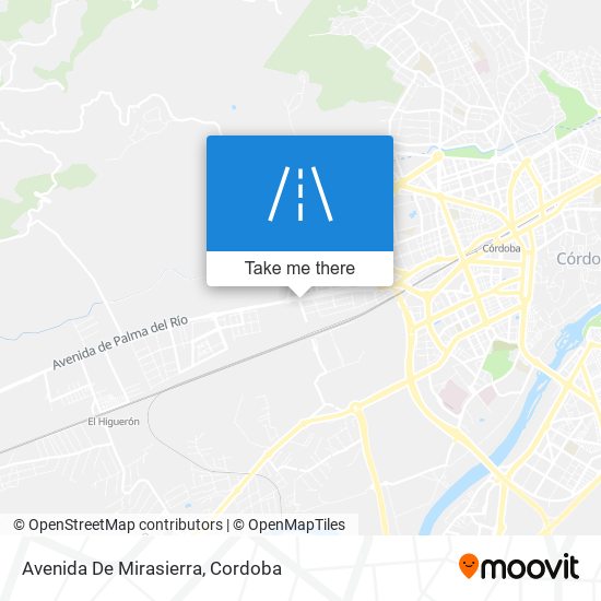 mapa Avenida De Mirasierra