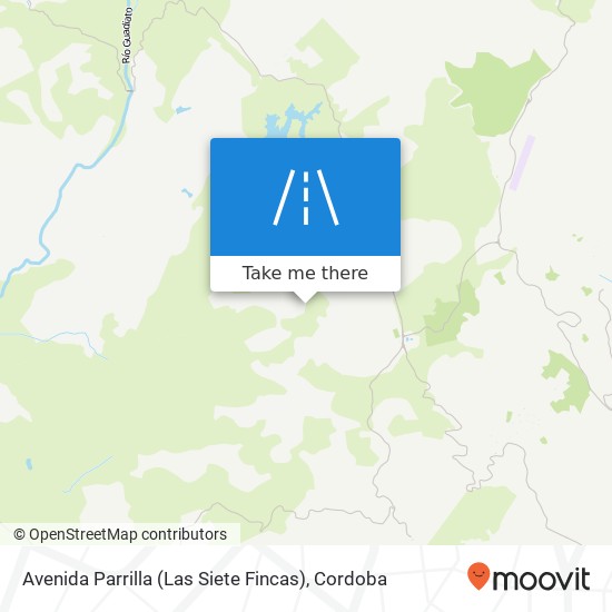 mapa Avenida Parrilla (Las Siete Fincas)