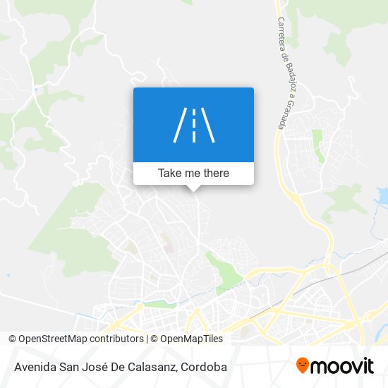 mapa Avenida San José De Calasanz