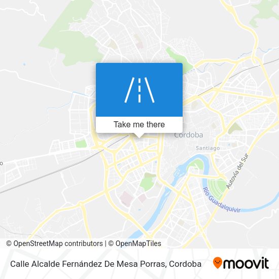 Calle Alcalde Fernández De Mesa Porras map