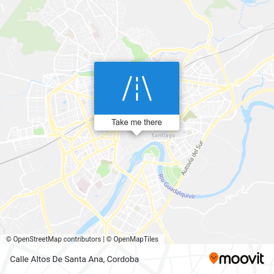 Calle Altos De Santa Ana map