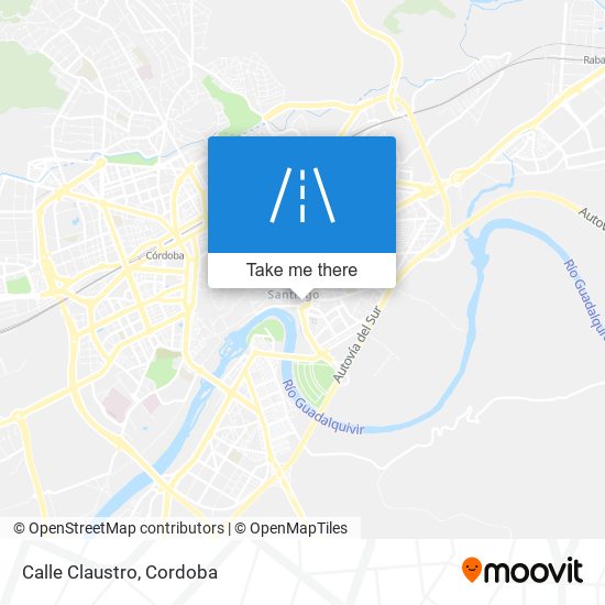 Calle Claustro map