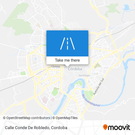 Calle Conde De Robledo map