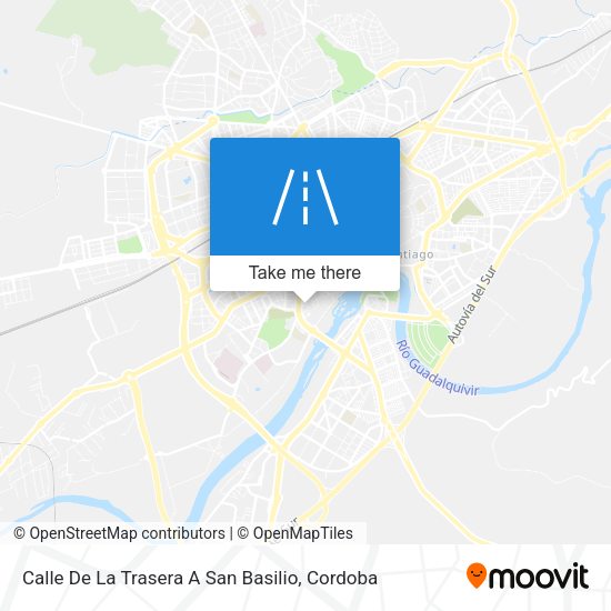 Calle De La Trasera A San Basilio map