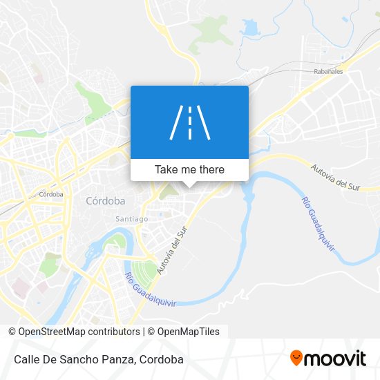 Calle De Sancho Panza map