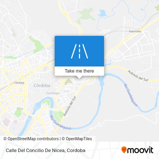 Calle Del Concilio De Nicea map