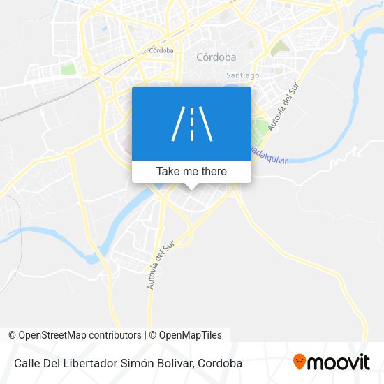 Calle Del Libertador Simón Bolivar map