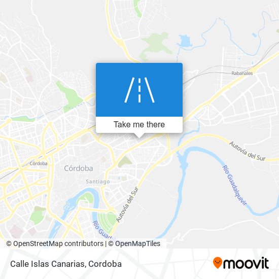 Calle Islas Canarias map